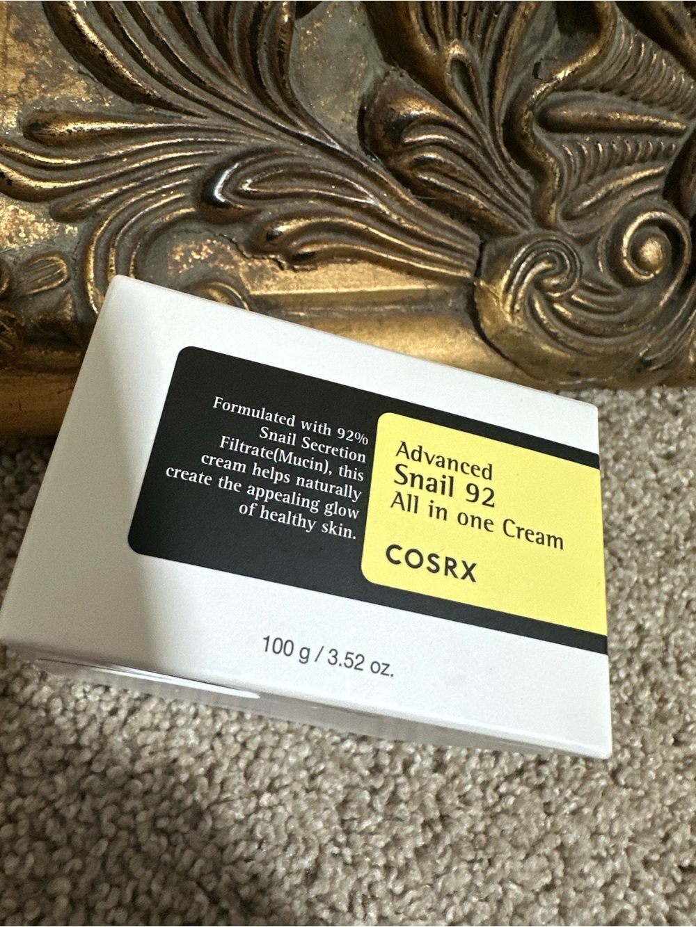 New In Box COSRX Advanced Snail 92 All In One Cream 3.52oz $26 K Beauty Korean